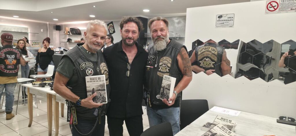 Presentazione di Route 66 di Sabino Di Reda all’Harley Café di Reggio Emilia, 26 agosto 2026