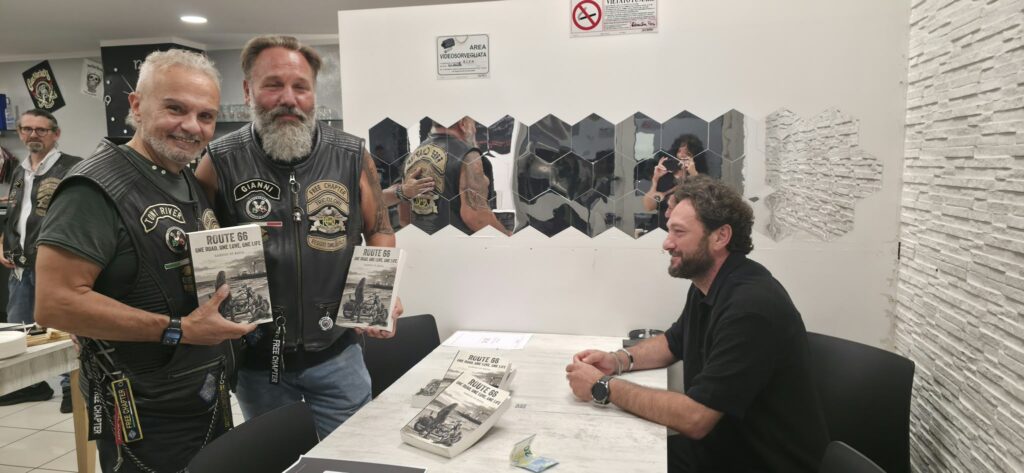 Presentazione di Route 66 di Sabino Di Reda all’Harley Café di Reggio Emilia, 26 agosto 2026