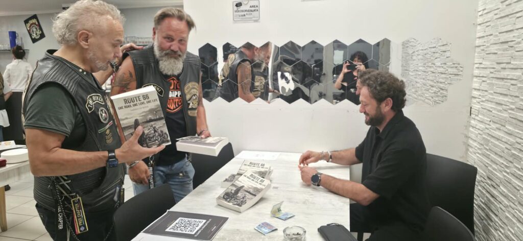 Presentazione di Route 66 di Sabino Di Reda all’Harley Café di Reggio Emilia, 26 agosto 2026